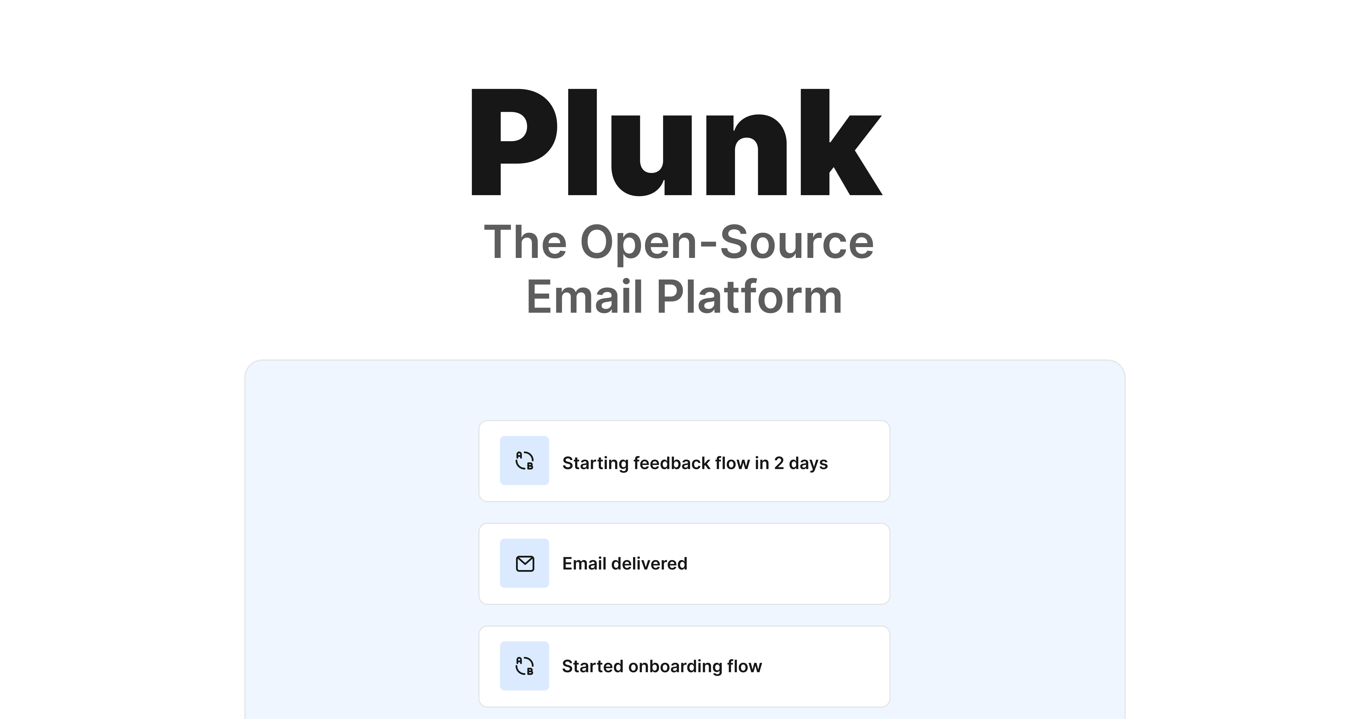 Plunk | The All-In-One Email Tool